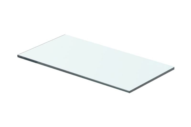 Hyllepaneler 2 stk klart glass 40x15 cm - Hylleplan & hyllekonsoll - Hylleplan til garderobe