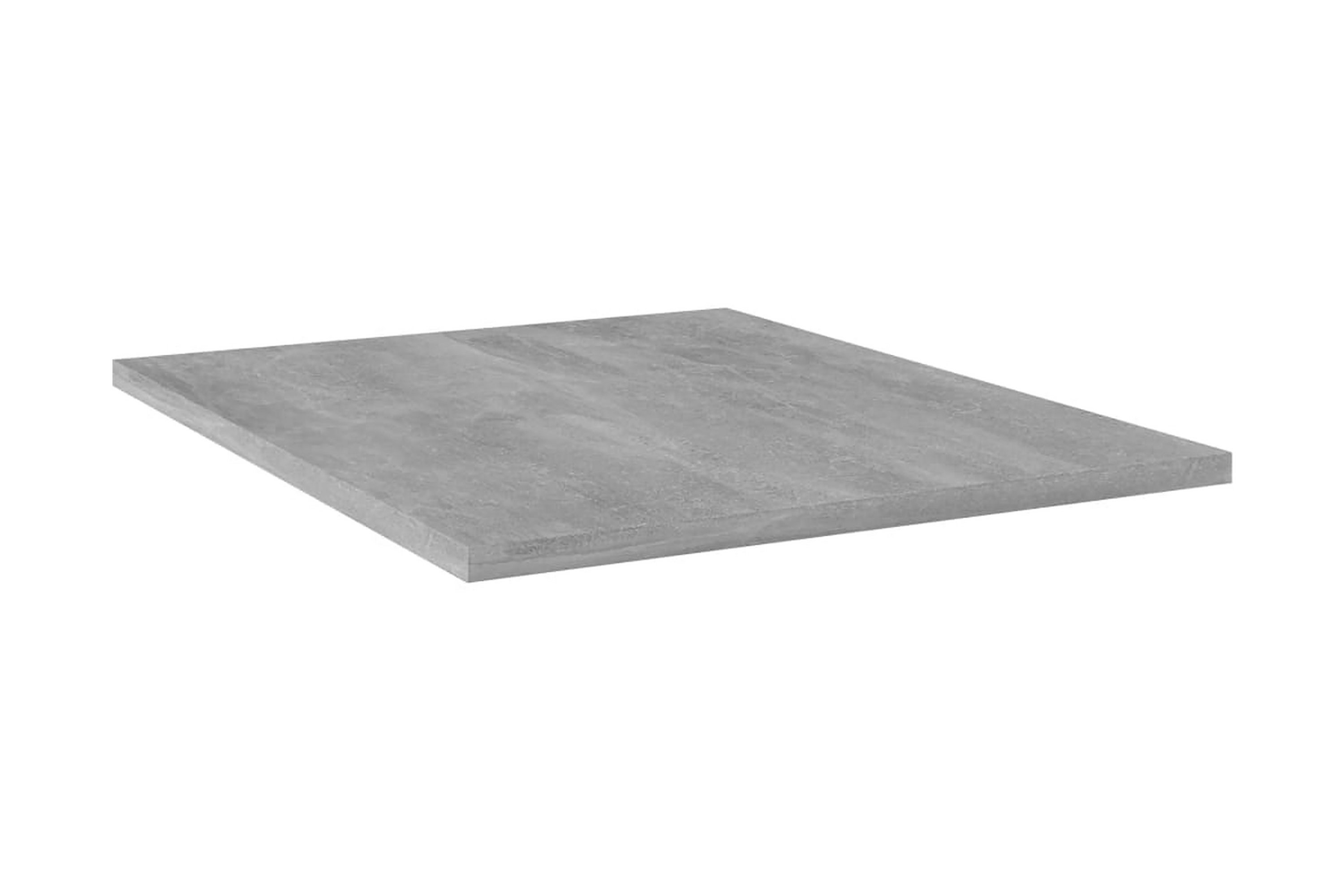 Be Basic Hylleplater 8 stk betonggrå 40x50x1,5 cm sponplate - Grå