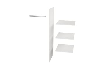 Innredning til Garderobe Floella 2 Dører - Hvit - Oppbevaring - Garderober & garderobesystem - Garderobeinnredning - Hylleplan til garderobe