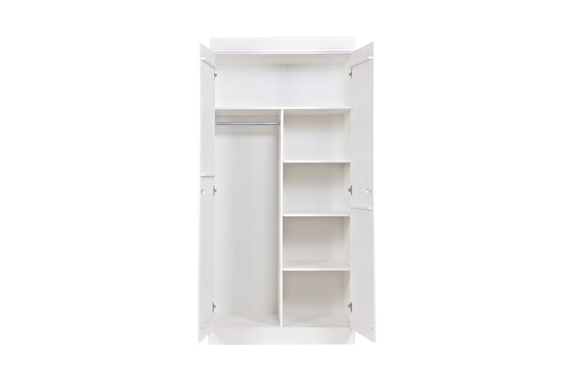 Innredning til Garderobe Floella 2 Dører - Hvit - Oppbevaring - Garderober & garderobesystem - Garderobeinnredning - Hylleplan til garderobe