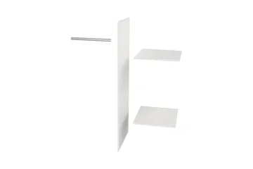 Varius Garderobe 2 Dører 2 Skuffer - Hvit - Oppbevaring - Garderober & garderobesystem - Garderobeinnredning - Hylleplan til garderobe