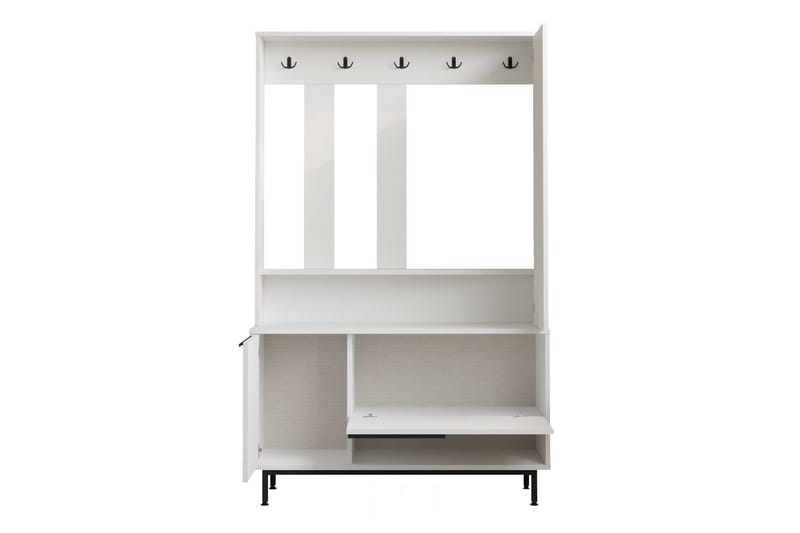 Liyakat Gangmøbel - Hvit - Oppbevaring - Garderober & garderobesystem - Garderobeinnredning - Kurvstativ