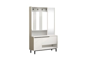 Liyakat Gangmøbel - Hvit - Oppbevaring - Garderober & garderobesystem - Garderobeinnredning - Kurvstativ