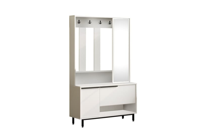 Liyakat Gangmøbel - Hvit - Oppbevaring - Garderober & garderobesystem - Garderobeinnredning - Kurvstativ