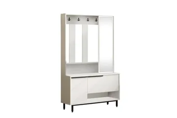 Liyakat Gangmøbel - Hvit - Oppbevaring - Garderober & garderobesystem - Garderobeinnredning - Kurvstativ