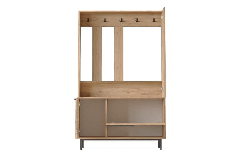 Liyakat Gangmøbel - Valnøtt - Oppbevaring - Garderober & garderobesystem - Garderobeinnredning - Kurvstativ