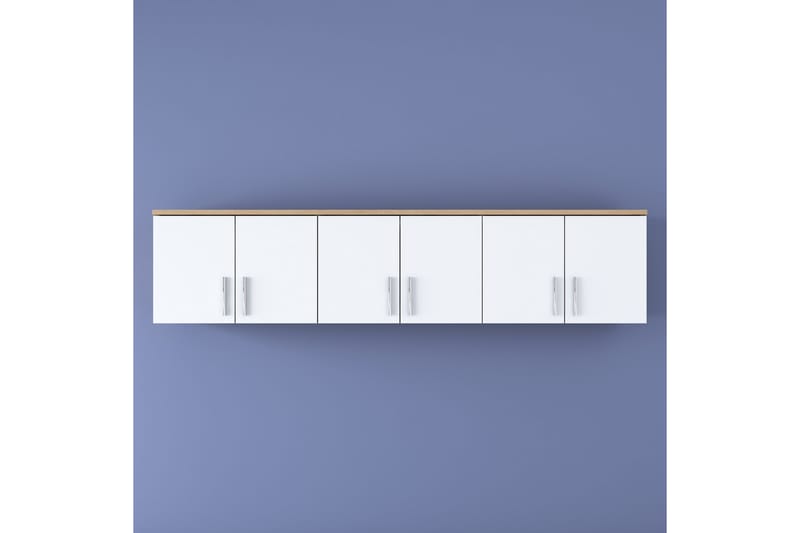 Lukkha Gangmøbel - Valnøtt/Hvit - Oppbevaring - Garderober & garderobesystem - Garderobeinnredning - Kurvstativ