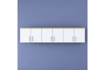 Lukkha Gangmøbel - Valnøtt/Hvit - Oppbevaring - Garderober & garderobesystem - Garderobeinnredning - Kurvstativ