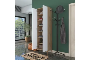 Lukkha Gangmøbel - Valnøtt/Hvit - Oppbevaring - Garderober & garderobesystem - Garderobeinnredning - Kurvstativ