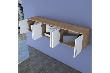 Lukkha Gangmøbel - Valnøtt/Hvit - Oppbevaring - Garderober & garderobesystem - Garderobeinnredning - Kurvstativ