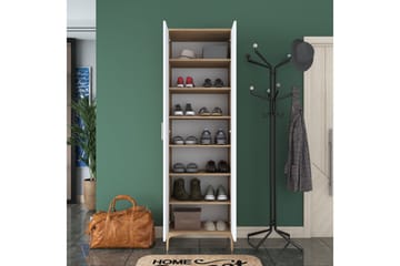 Lukkha Gangmøbel - Valnøtt/Hvit - Oppbevaring - Garderober & garderobesystem - Garderobeinnredning - Kurvstativ