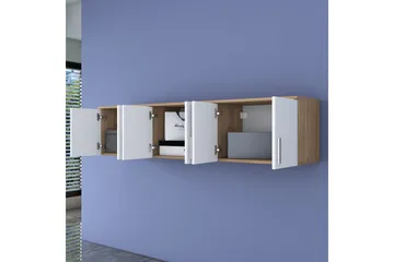 Lukkha Gangmøbel - Valnøtt/Hvit - Oppbevaring - Garderober & garderobesystem - Garderobeinnredning - Kurvstativ