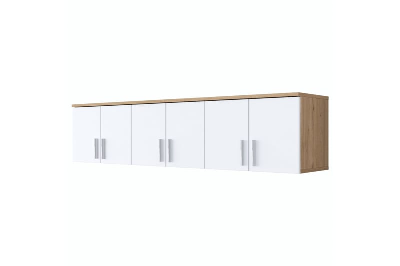 Lukkha Gangmøbel - Valnøtt/Hvit - Oppbevaring - Garderober & garderobesystem - Garderobeinnredning - Kurvstativ