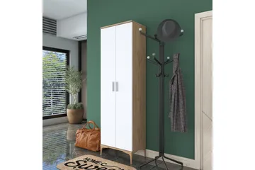 Lukkha Gangmøbel - Valnøtt/Hvit - Oppbevaring - Garderober & garderobesystem - Garderobeinnredning - Kurvstativ