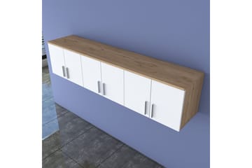 Lukkha Gangmøbel - Valnøtt/Hvit - Oppbevaring - Garderober & garderobesystem - Garderobeinnredning - Kurvstativ