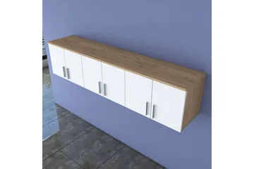 Lukkha Gangmøbel - Valnøtt/Hvit - Oppbevaring - Garderober & garderobesystem - Garderobeinnredning - Kurvstativ