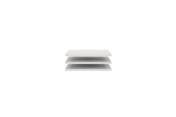 Vanish Hylleknekt 47x55 cm - Hvit - Oppbevaring - Garderober & garderobesystem - Garderobeinnredning - Hyllekonsoll til garderobe