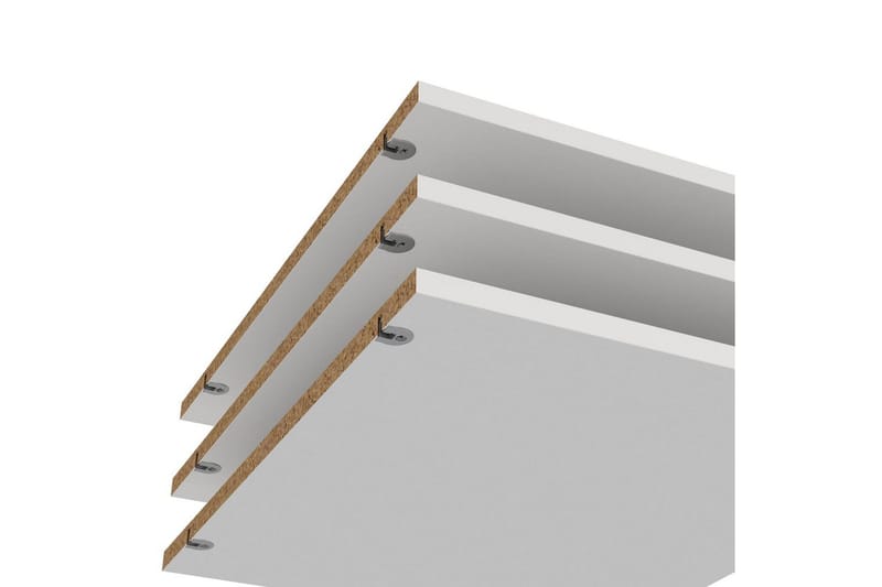 Vanish Hylleknekt 47x55 cm - Hvit - Oppbevaring - Garderober & garderobesystem - Garderobeinnredning - Hyllekonsoll til garderobe