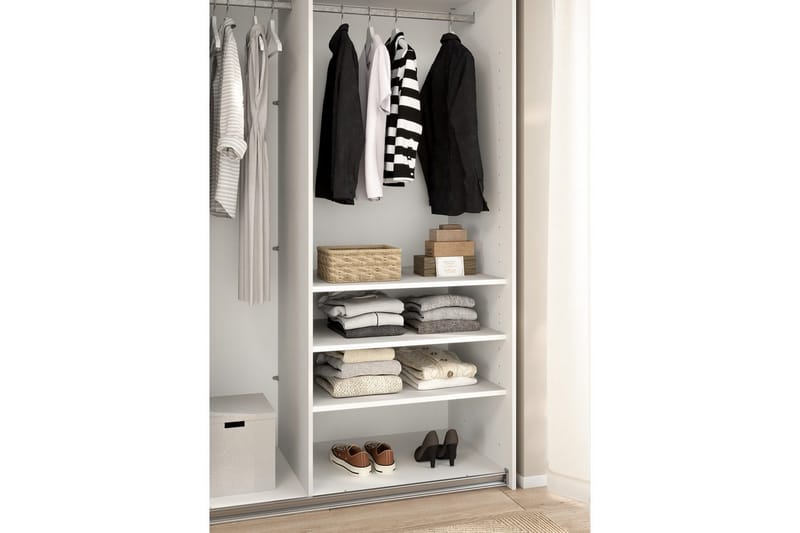 Vanish Hylleknekt 71x55 cm - Hvit - Oppbevaring - Garderober & garderobesystem - Garderobeinnredning - Hyllekonsoll til garderobe