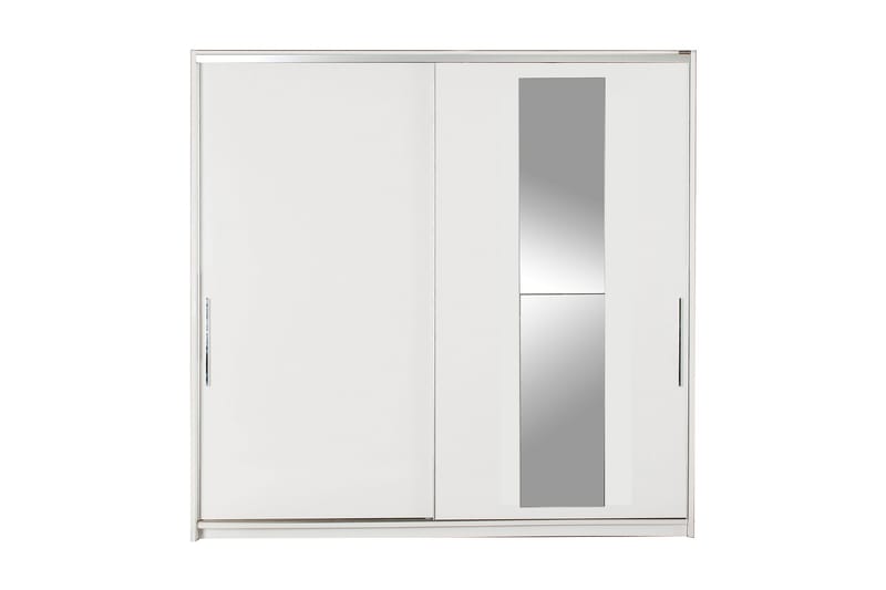 Garderobeskap 210x207 cm - Hvit - Garderober & garderobesystem