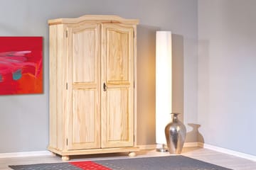 Amalia Garderobe 104 cm - Furu - Oppbevaring - Garderober & garderobesystem - Garderobeskap