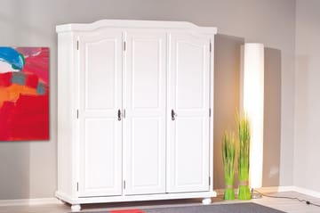 Amalia Garderobe 150 cm - Hvit - Oppbevaring - Garderober & garderobesystem - Garderobeskap