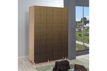 Brokind Garderobe 135 cm - Brun/Eik - Oppbevaring - Garderober & garderobesystem - Garderobeskap