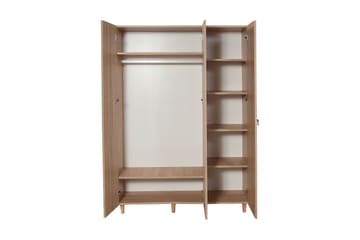 Brokind Garderobe 135 cm - Brun/Eik - Oppbevaring - Garderober & garderobesystem - Garderobeskap