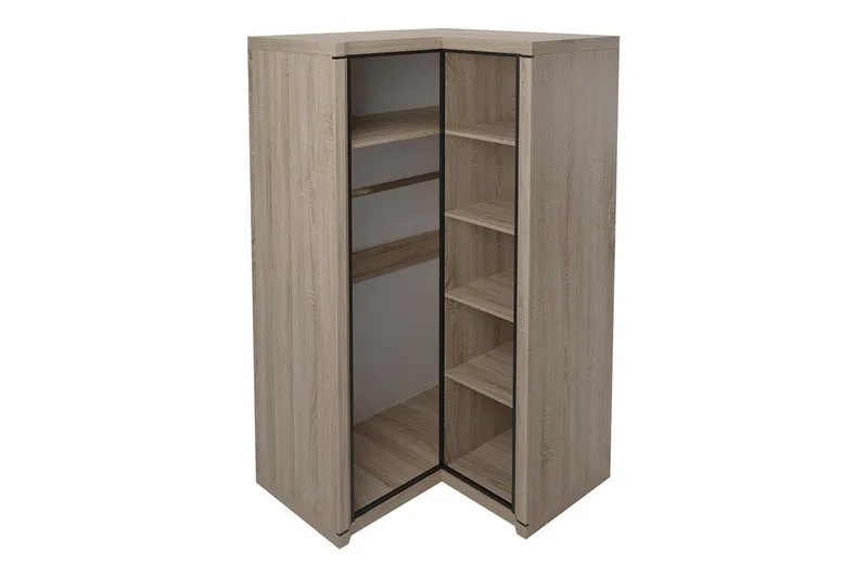 Dallas Garderobe 100x58x192 cm - Oppbevaring - Garderober & garderobesystem - Garderobeskap