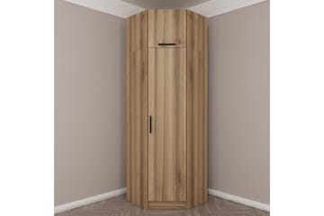 Fruitland Hjørnegarderobe 74 cm - Eik - Oppbevaring - Garderober & garderobesystem - Garderobeskap