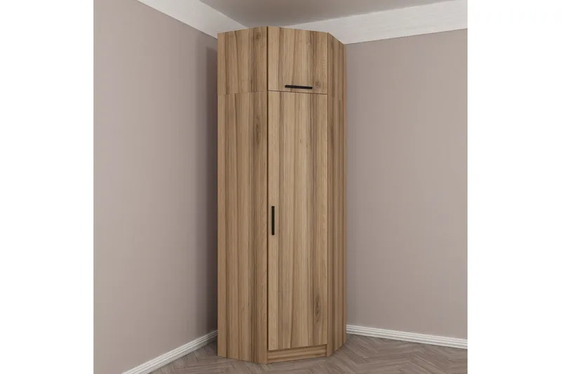 Fruitland Hjørnegarderobe 74 cm, Eik