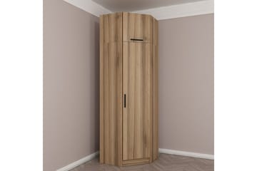 Fruitland Hjørnegarderobe 74 cm - Eik - Oppbevaring - Garderober & garderobesystem - Garderobeskap