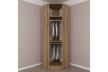 Fruitland Hjørnegarderobe 74 cm - Eik - Oppbevaring - Garderober & garderobesystem - Garderobeskap