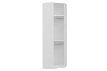Fruitland Hjørnegarderobe 74 cm - Hvit - Oppbevaring - Garderober & garderobesystem - Garderobeskap