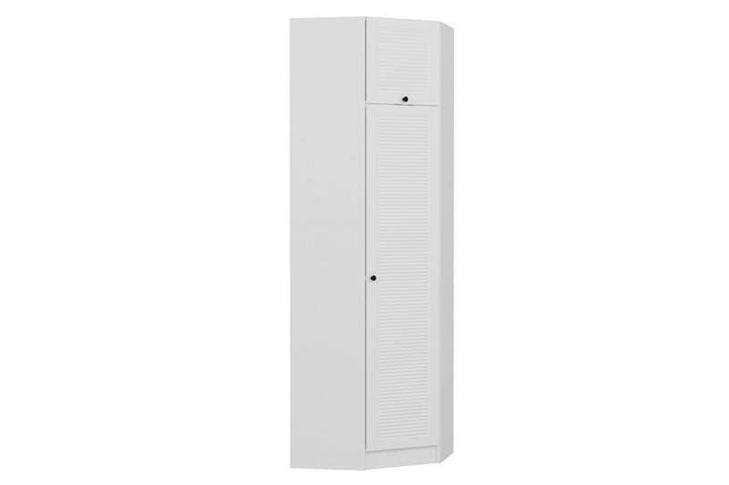 Fruitland Hjørnegarderobe 74 cm - Hvit - Oppbevaring - Garderober & garderobesystem - Garderobeskap