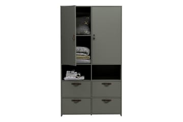 Garderobe Cachafol med Oppbevaring - Grå - Oppbevaring - Garderober & garderobesystem - Garderobeskap