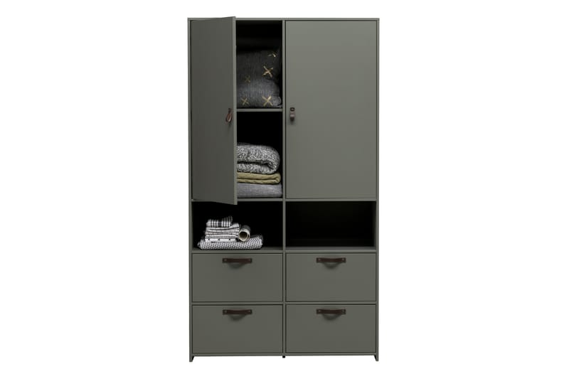 Garderobe Cachafol med Oppbevaring - Grå - Oppbevaring - Garderober & garderobesystem - Garderobeskap