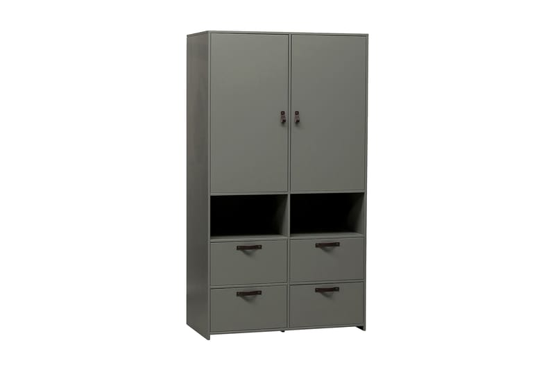 Garderobe Cachafol med Oppbevaring - Grå - Oppbevaring - Garderober & garderobesystem - Garderobeskap