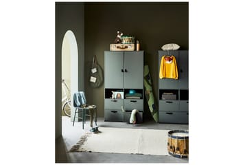 Garderobe Cachafol med Oppbevaring - Grå - Oppbevaring - Garderober & garderobesystem - Garderobeskap