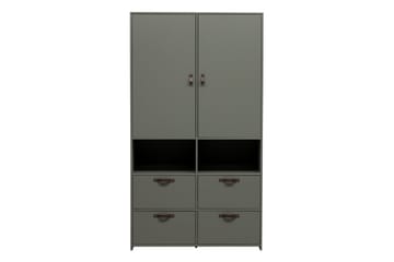 Garderobe Cachafol med Oppbevaring - Grå - Oppbevaring - Garderober & garderobesystem - Garderobeskap