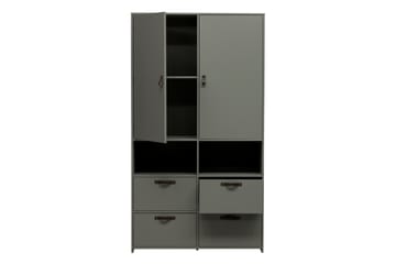 Garderobe Cachafol med Oppbevaring - Grå - Oppbevaring - Garderober & garderobesystem - Garderobeskap