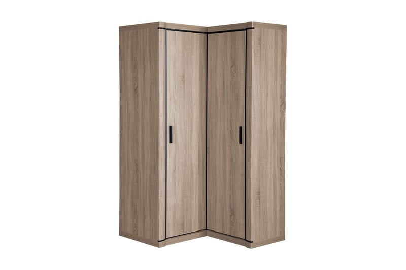 Garderobe Dallas 100x58x192 cm - Garderobeskap - Hjørnegarderobe