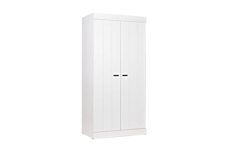 Garderobe Floella 94 cm 2 Dører - Hvit Furu - Oppbevaring - Garderober & garderobesystem - Garderobeskap