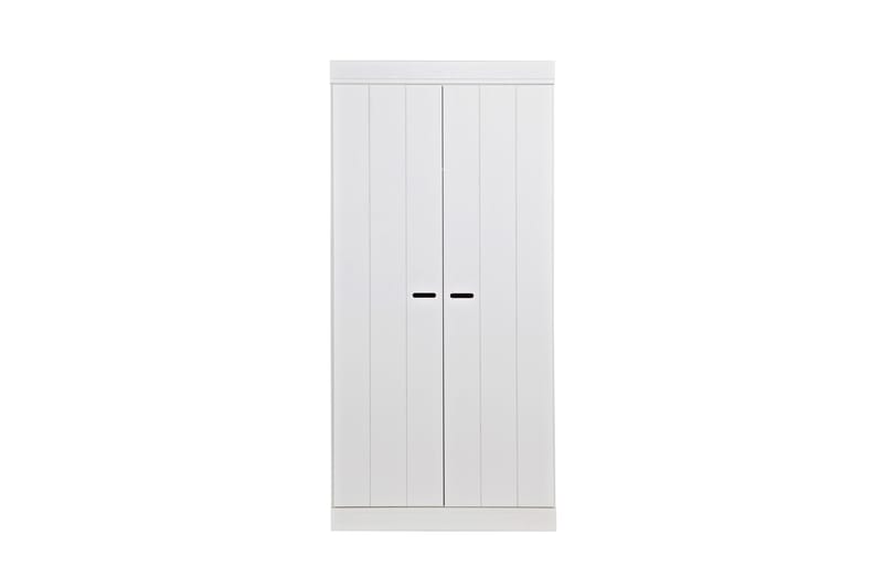 Garderobe Floella 94 cm 2 Dører - Hvit Furu - Oppbevaring - Garderober & garderobesystem - Garderobeskap