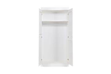 Garderobe Floella 94 cm 2 Dører - Hvit Furu - Oppbevaring - Garderober & garderobesystem - Garderobeskap