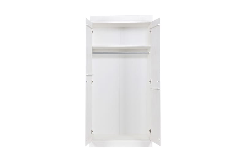 Garderobe Floella 94 cm 2 Dører - Hvit Furu - Oppbevaring - Garderober & garderobesystem - Garderobeskap