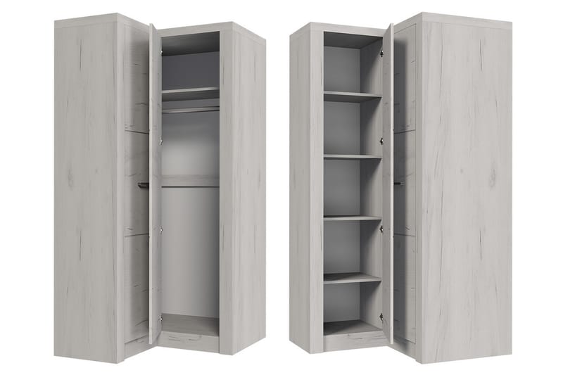 Garderobe Indianapolis 106x58x192 cm - Garderober & garderobesystem - Garderobeskap