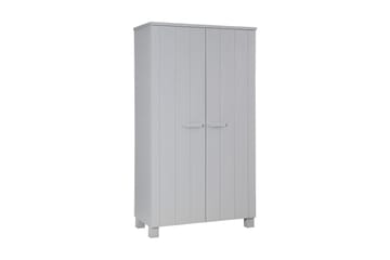 Garderobe Mitchell 202 cm - Grå Furu - Oppbevaring - Garderober & garderobesystem - Garderobeskap