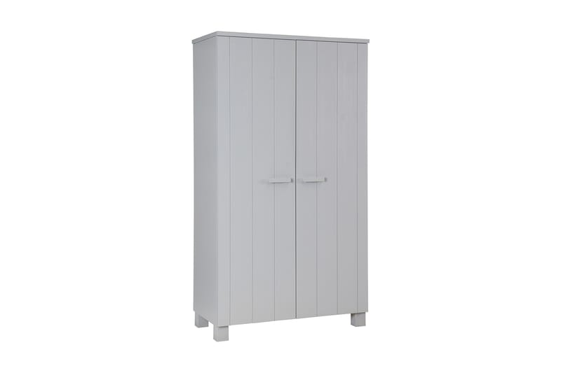 Garderobe Mitchell 202 cm - Grå Furu - Oppbevaring - Garderober & garderobesystem - Garderobeskap