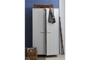 Garderobe Mitchell 202 cm - Grå Furu - Oppbevaring - Garderober & garderobesystem - Garderobeskap